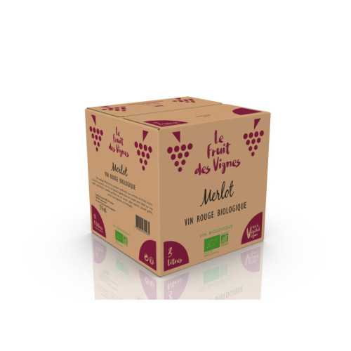 BIB 3L - MERLOT - Le Fruit des Vignes