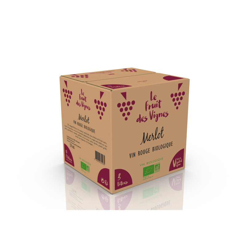 BIB 3L - MERLOT - Le Fruit des Vignes