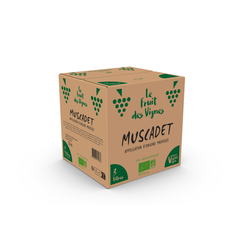 BIB 3L - AOP MUSCADET - Le Fruit des Vignes