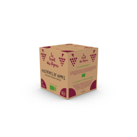 BIB 3L - AOP COSTIÈRES DE NÎMES - Le Fruit des Vignes