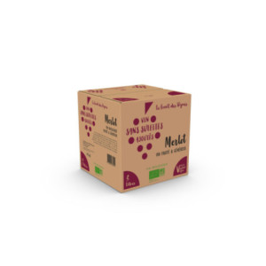 BIB 3L - MERLOT sans so² ajoutés - Le Fruit des Vignes