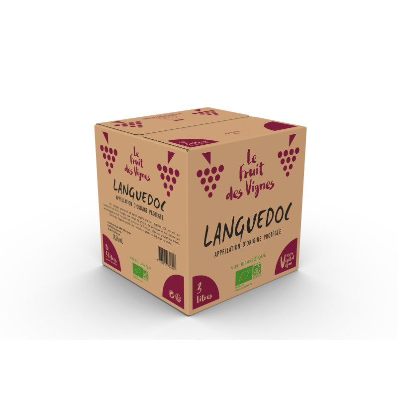 BIB 3L - AOP LANGUEDOC - Le Fruit des Vignes