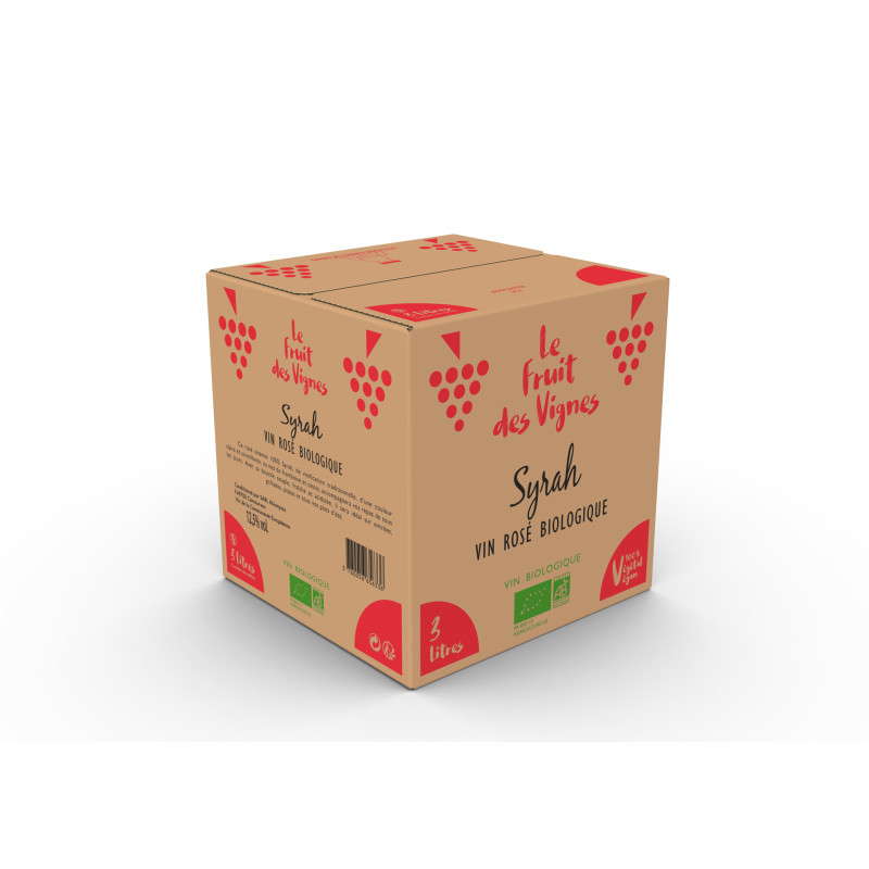 BIB 3L - SYRAH ROSÉ - Le Fruit des Vignes