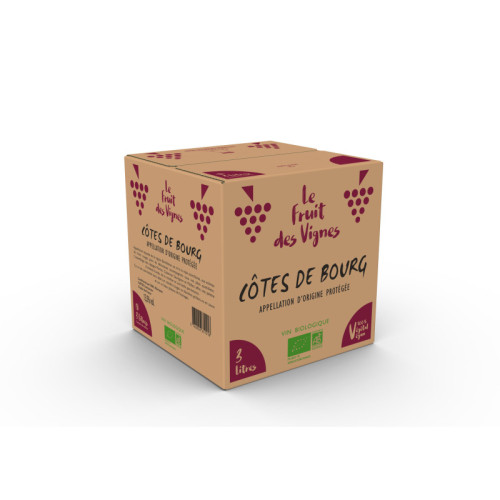 BIB 3L - AOP COTES DE BOURG - Le Fruit des Vignes