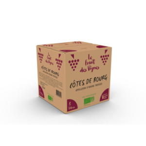 BIB 3L - AOP COTES DE BOURG - Le Fruit des Vignes