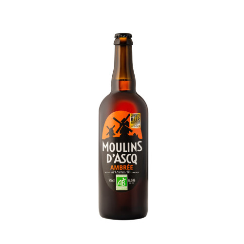 MOULINS D'ASCQ - Bière Ambrée - 75cl