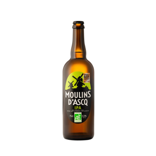 MOULINS D'ASCQ - Bière IPA India Pale Ale - 75cl
