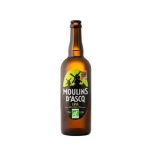 MOULINS D'ASCQ - Bière IPA India Pale Ale - 75cl