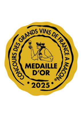 Médaille d'or au concours des grands vins de france à Mâcon 2025